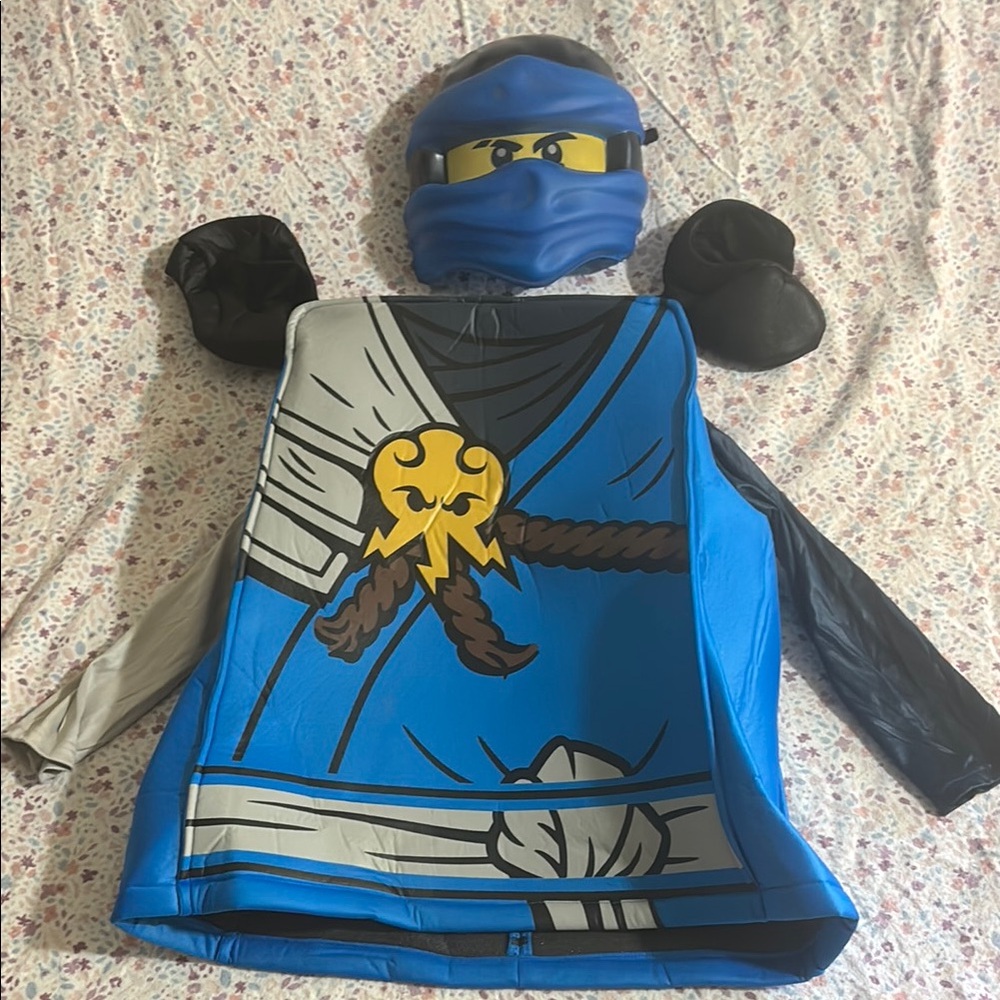 Lego Ninjago Costume | Blue and Black with Armor Panels